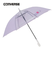 CONVERSE キッズ雨傘 無地タイプ【長傘 55cm】パープル