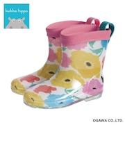 kukkahippo レインブーツ S(15cm) ガーデン