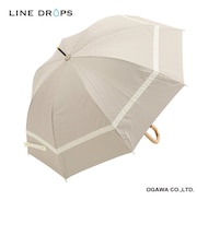 長傘 晴雨兼用 centelleo(センテリオ) マリン グログランテープ 手開き式 50cm UVカット率99.9%以上 遮光率100% 遮熱効果 はっ水加工 GRBE(P1) 57305