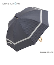 長傘 晴雨兼用 centelleo(センテリオ) マリン グログランテープ 手開き式 50cm UVカット率99.9%以上 遮光率100% 遮熱効果 はっ水加工 NV(P1) 57307