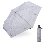 折りたたみ傘 LDE 55cm 自動開閉 安全飛び出し防止機能付き メンズ レディース ユニセックス ジョー・クール/ライトグレー 85750