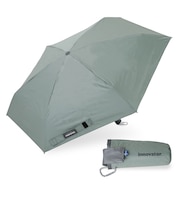 折りたたみ傘 晴雨兼用 innovator 53cm 手開き式 UVカット率100% 遮光率100% 遮熱効果 はっ水加工 コンパクト カラビナ付き バックルパーツ付き ペールグリーン 18770