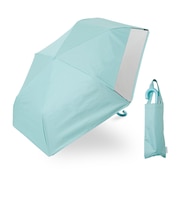 キッズ日傘 折りたたみ傘 晴雨兼用 LINEDROPS 55cm 手開き式 UVカット率&遮光率99.9%以上 遮熱効果 はっ水加工 尖っていないT型露先 反射テープ 透明窓つき 6本骨 トート型収納バッグ 通学 54783 54784 54785 54786 54787