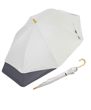 キッズ日傘 長傘 晴雨兼用 LINEDROPS 53cm 手開き式 UVカット率&遮光率99.9% 遮熱効果 はっ水加工 尖っていないT型露先 反射テープ 透明窓つき 8本骨 通学 後ろが伸びる傘 合板手元 ニュアンスカラー 60423 60424 60425 60426
