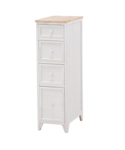 SHABBY WOOD 4Dスリムチェスト