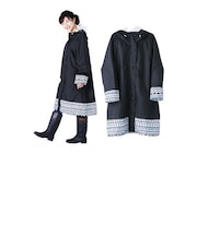 【当商品送料無料】レインコート 自転車 レディース レインポンチョ レインコート 定番 雨具 Chou Chou Pocheフェス 大きめ 通学