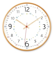 【当商品送料無料】知育時計 壁掛け 通販 掛け時計 おしゃれ 時計 知育 キッズ 子供 PASSERELLE パスレル キッズウォールクロック 学習