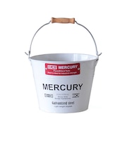 【当商品送料無料】マーキュリー バケツ 通販 ブリキバケツ スモール 雑貨 おしゃれ MERCURY 小さめ ブリキ スチール ガーデニング 花壇