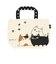 【当商品送料無料】ミニトートバッグ キャンバス 通販 猫 猫3兄弟 小さめ ミニ 小 かわいい 布 レディース ランチバッグ 猫三兄弟 ネコ ねこ