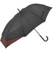 【当商品送料無料】傘 メンズ 大きい 通販 伸びる傘 60cm 大きめ 紳士傘 FRP グラスファイバー骨 シンプル 雨傘 おしゃれ ブラック