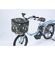 【当商品送料無料】自転車 かご カバー 前 通販 カゴカバー かごカバー バスケットカバー 前かごカバー 撥水 はっ水 おしゃれ ２段式 2段式