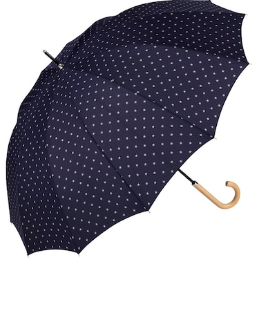 【当商品送料無料】because ビコーズ 雨傘 レディース 長傘 通販 メンズ 12本骨 12フレーム 親骨 63cm ボーダー UVカット