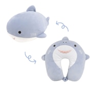 【当商品送料無料】クッション ネックピロー 通販 ウミリウム クルント ぬいぐるみ かわいい おしゃれ 首枕 飛行機 車 旅行 キャンプ