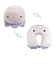 【当商品送料無料】クッション ネックピロー 通販 ウミリウム クルント ぬいぐるみ かわいい おしゃれ 首枕 飛行機 車 旅行 キャンプ