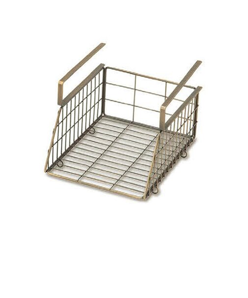 【当商品送料無料】吊り戸棚 ラック 洗面所 通販 戸棚下収納 吊り下げ 収納ラック 戸棚下 w22cm×D25cm×H17.5cm