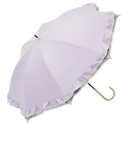 【当商品送料無料】because ビコーズ 晴雨兼用傘 長傘 遮熱性 通販 傘 雨傘 日傘 晴雨兼用 UVカット 遮光 刺繍 紫外線対策