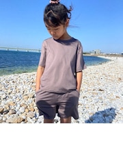 【当商品送料無料】ラッシュガード キッズ 上下セット 通販 半袖 おしゃれ プルオーバー 無地 シンプル ショートパンツ 子供 子ども 紫外線対策