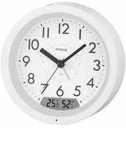 【当商品送料無料】MAG アナログ 目覚まし時計 置き時計 通販 置時計 目覚まし 時計 デジタル時計 温度 湿度 デジタル 自動点灯 アラーム