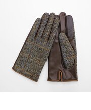 【当商品送料無料】ハリスツイード 手袋 レディース 通販 Harris Tweed グローブ 手ぶくろ タッチパネル対応 スクワラン加工 抗菌