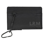 【当商品送料無料】lrm 財布 CMK23-0964 通販 ミニ財布 折りたたみ財布 ミドルウォレット ファスナー カラビナ付き メンズ シンプル