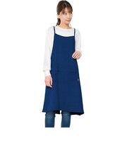 【当商品送料無料】エプロン おしゃれ 通販 クロスエプロン 前掛け かぶるだけ 保育士 ワンピース かわいい 可愛い KIRAKU キラク シンプル