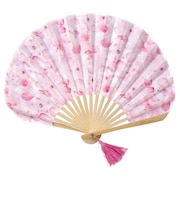 【当商品送料無料】扇子 通販 花柄 フラワー扇子 せんす フラワー ボックス入り お洒落 タッセル付き 暑さ対策 涼しい かわいい 可愛い