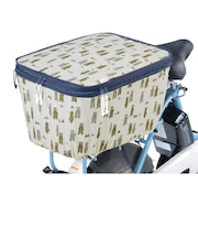 【当商品送料無料】自転車 後ろかごカバー 通販 2段式 二段 後ろカゴカバー 後カゴカバー かごカバー カゴ カバー バスケットカバー