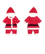 【当商品送料無料】赤ちゃん クリスマス 服 通販 サンタ 衣装 サンタクロース カバーオール ベビー服 男の子 女の子 可愛い ハロウィン 仮装