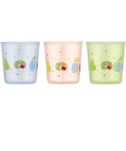 【当商品送料無料】ベビー コップ 3個セット 通販 赤ちゃん食器 カップ 3個入り キッズ 子供 子ども 男の子 女の子 食洗機対応 抗菌