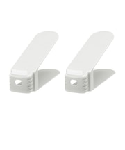 【当商品送料無料】くつホルダー 2足分 通販 靴ホルダー シューズホルダー 2個セット 2点セット 省スペース コンパクト 収納量2倍 シンプル