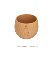 【当商品送料無料】ムーミン 食器 通販 木製 コップ カップ ラウンドコップ 北欧 MOOMIN 木製食器 キャラクター おしゃれ かわいい 天然木