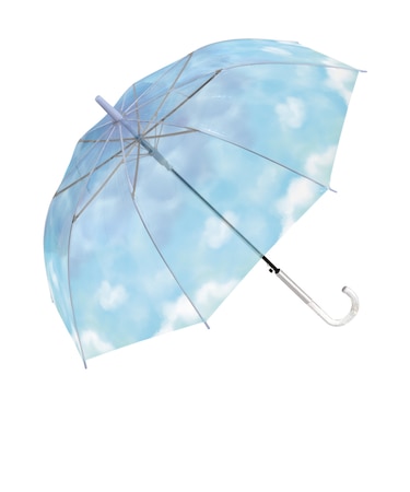 【当商品送料無料】ビニール傘 60cm ジャンプ傘 通販 長傘 雨傘 傘 カサ かさ ジャンプ グラデーション 大きめ ミルキートーン アンブレラ