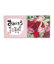 【当商品送料無料】ソープフラワー ボックス 通販 入浴剤 ポエムボックス バスフレグランス 花の形 花びら 造花 ギフト プチギフト 贈り物 石鹸