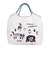 【当該商品送料無料】刺繍 ワッシャーバッグ L アニマル 通販 ワッシャーバック トート ショルダー 肩掛け エコバッグ エコバック 買い物バッグ