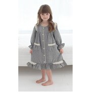 【当該商品送料無料】キッズ パジャマ 女の子 ジュニア 通販 ワンピース 10006251 パジャマドレス ナイトドレス ルームワンピース 長袖