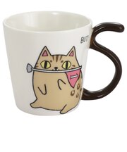 【当該商品送料無料】にゃん屋 猫3兄弟 マグカップ 通販 日本製 マグ カップ コップ 湯呑 湯呑み 湯飲み しっぽ 猫柄 ネコ柄 食器 可愛らしい