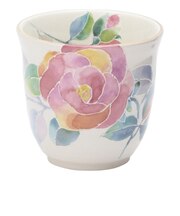 【当該商品送料無料】湯呑 湯呑み 花ものがたり かわいい 通販 日本製 コップ カップ 湯呑茶碗 湯呑み茶碗 花柄 花 はな 食器 可愛らしい