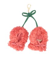 【当該商品送料無料】ぬいぐるみキーホルダー 通販 推し活 ぬいぐるみ 服 ポンチョ ぬいポンチョ 10cm さくらんぼ 10cmぬい推奨 推しぬい