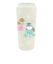 【当該商品送料無料】タンブラー 水筒 430ml 通販 mofusando モフサンド ステンレスボトル 持ち運び 保温 保冷 もふさんど キャリー