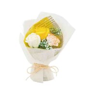 【当該商品送料無料】ソープフラワー 花束 通販 ブーケ 箱入り アーティフィシャルフラワー ソープフラワーギフト 造花 フラワーソープ 石鹸フラワー