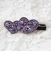 【当該商品送料無料】ヘアクリップ ハート 小さめ 通販 ヘア クリップ ヘアピン 髪飾り 髪留め キッズ 女の子 子供 子ども こども おしゃれ