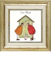 【当該商品送料無料】サムトフト 絵画 通販 約24cm × 24cm Sam toft アートフレーム おしゃれ サム トフト アートパネル