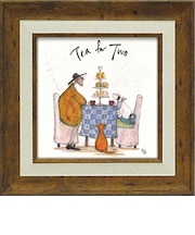 【当該商品送料無料】サムトフト 絵画 通販 約24cm × 24cm Sam toft アートフレーム おしゃれ サム トフト アートパネル