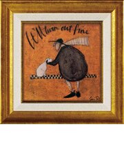 【当該商品送料無料】サムトフト 絵画 通販 約24cm × 24cm Sam toft アートフレーム おしゃれ サム トフト アートパネル