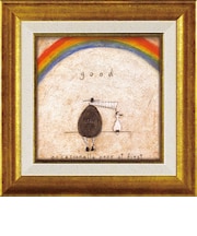 【当該商品送料無料】サムトフト 絵画 通販 約24cm × 24cm Sam toft アートフレーム おしゃれ サム トフト アートパネル