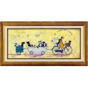 【当該商品送料無料】サムトフト 絵画 通販 約 32cm × 62cm Sam toft アートフレーム おしゃれ サム トフト アートパネル