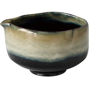 【当該商品送料無料】藍花 茶碗 通販 片口 抹茶碗 抹茶茶碗 手づくり片口抹茶碗 抹茶 お茶 お抹茶 道具 茶器 小鉢 器 甘味 デザート お菓子