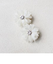 【当該商品送料無料】ヘアクリップ キッズ 2個セット 通販 ヘア クリップ 68012302 マーガレットミニクリップ お花 フラワー 子供 女の子