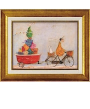 【当該商品送料無料】サムトフト 絵画 通販 約 30cm × 39cm Sam toft アートフレーム おしゃれ サム トフト アートパネル