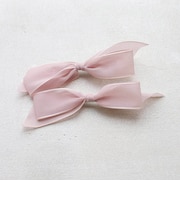 【当該商品送料無料】ヘアクリップ キッズ 2個セット 通販 ヘア クリップ 68412302 モーニングリボンクリップ リボン 子供 女の子